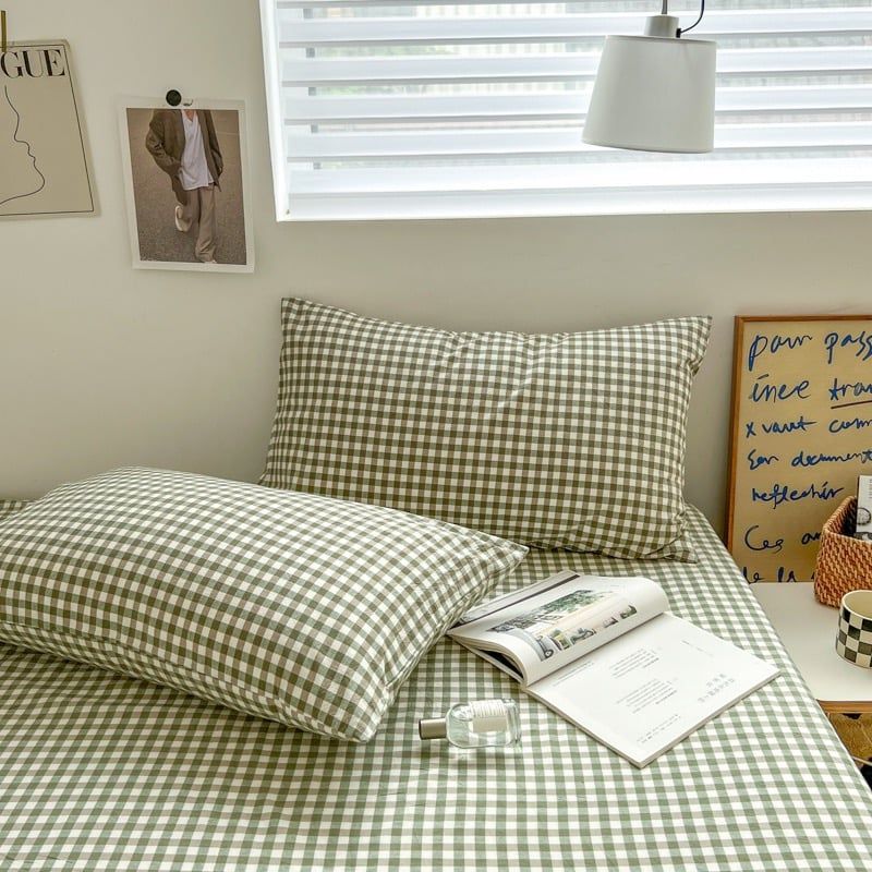 Set Ga Gối Đũi Nhật Japan Cotton Linen tấm trải freesize ( có thể lựa chọn may bọc chun theo tùy chọn ) - MS02