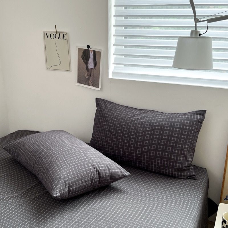 Set Ga Gối Đũi Nhật Japan Cotton Linen tấm trải freesize ( có thể lựa chọn may bọc chun theo tùy chọn ) - MS01