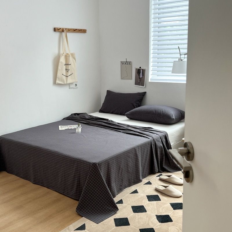 Set Ga Gối Đũi Nhật Japan Cotton Linen tấm trải freesize ( có thể lựa chọn may bọc chun theo tùy chọn ) - MS01