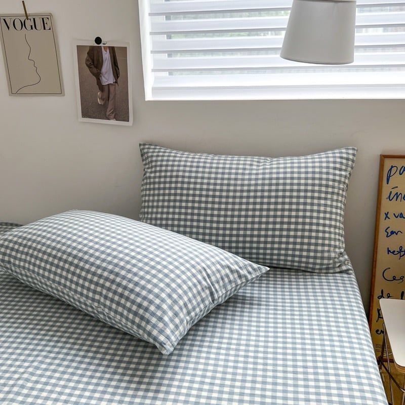 Set Ga Gối Đũi Nhật Japan Cotton Linen tấm trải freesize ( có thể lựa chọn may bọc chun theo tùy chọn ) - MS04