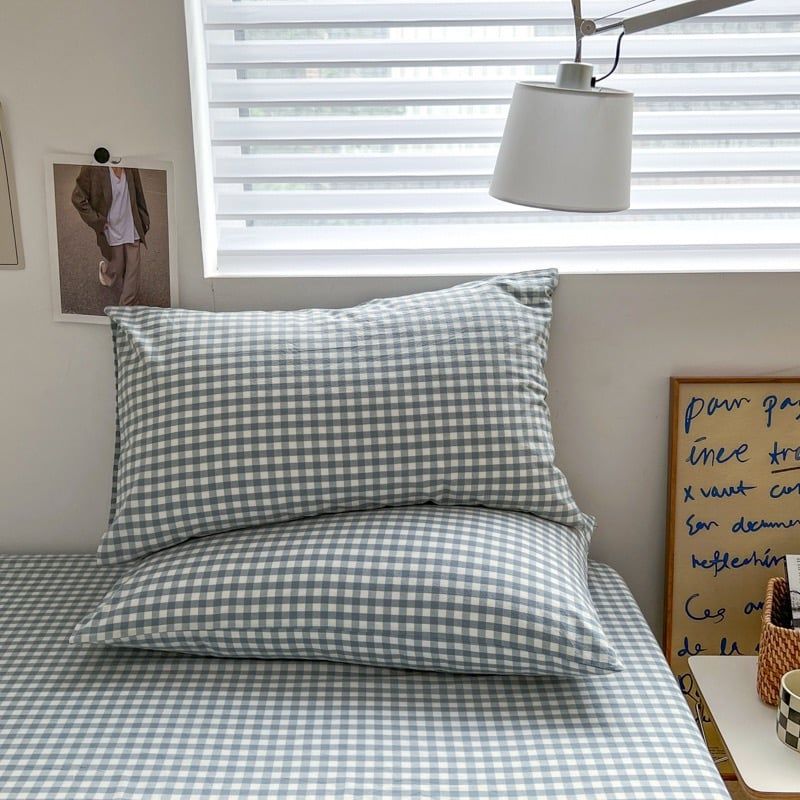 Set Ga Gối Đũi Nhật Japan Cotton Linen tấm trải freesize ( có thể lựa chọn may bọc chun theo tùy chọn ) - MS04