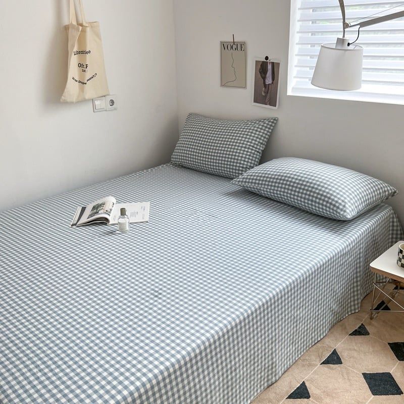 Set Ga Gối Đũi Nhật Japan Cotton Linen tấm trải freesize ( có thể lựa chọn may bọc chun theo tùy chọn ) - MS04