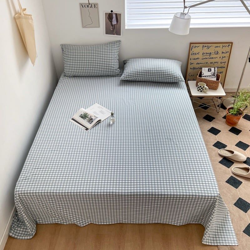 Set Ga Gối Đũi Nhật Japan Cotton Linen tấm trải freesize ( có thể lựa chọn may bọc chun theo tùy chọn ) - MS04