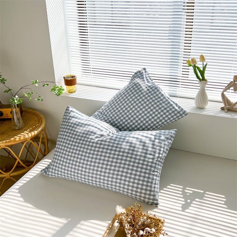 Set Ga Gối Đũi Nhật Japan Cotton Linen tấm trải freesize ( có thể lựa chọn may bọc chun theo tùy chọn ) - MS04