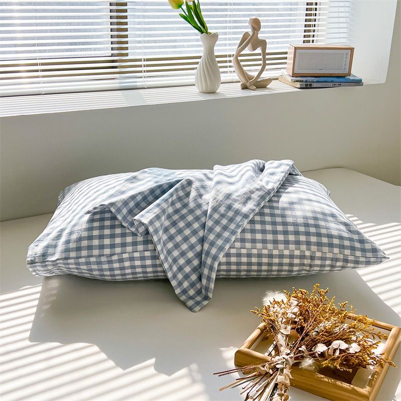 Set Ga Gối Đũi Nhật Japan Cotton Linen tấm trải freesize ( có thể lựa chọn may bọc chun theo tùy chọn ) - MS04