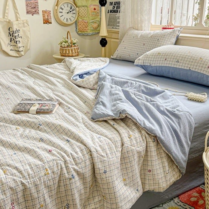 4Pcs Linen CLoud | Mark Home With Summer Blanket | ID 4PCSCLOUDSUM01