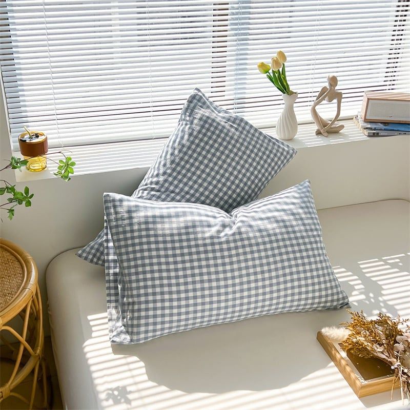 Set Ga Gối Đũi Nhật Japan Cotton Linen tấm trải freesize ( có thể lựa chọn may bọc chun theo tùy chọn ) - MS04