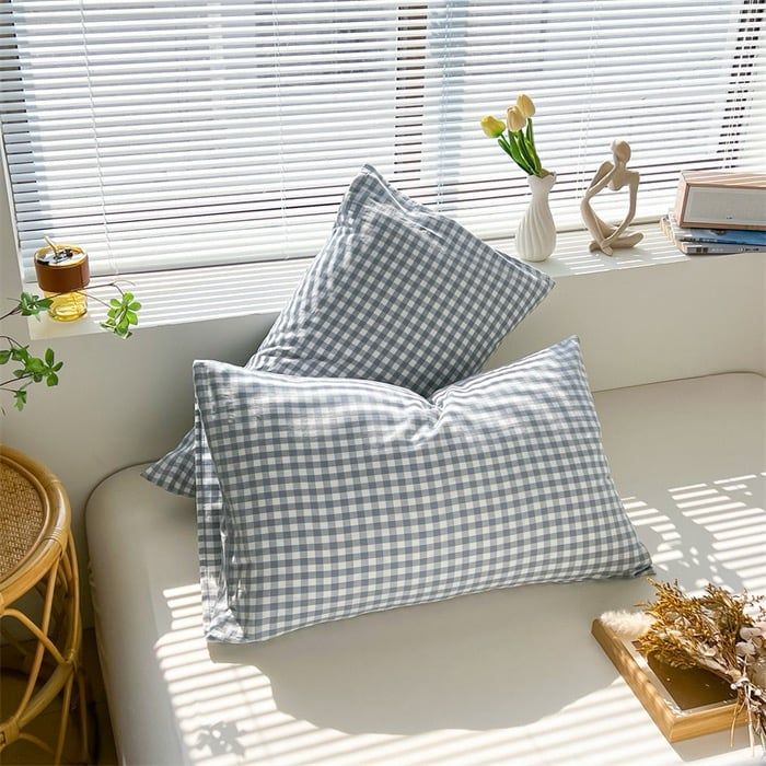 Set Ga Gối Đũi Nhật Japan Cotton Linen tấm trải freesize ( có thể lựa chọn may bọc chun theo tùy chọn ) - MS04