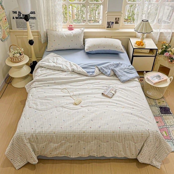 4Pcs Linen CLoud | Mark Home With Summer Blanket | ID 4PCSCLOUDSUM01