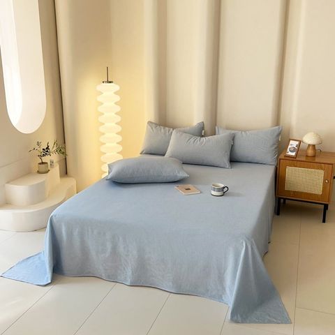 Nhân bản từ Set Ga Gối Đũi Nhật Japan Cotton Linen tấm trải freesize ( có thể lựa chọn may bọc chun theo tùy chọn ) - MS08