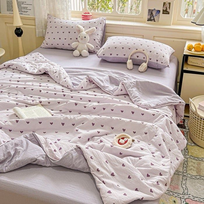 4Pcs Linen CLoud | Mark Home With Summer Blanket | ID 4PCSCLOUDSUM04