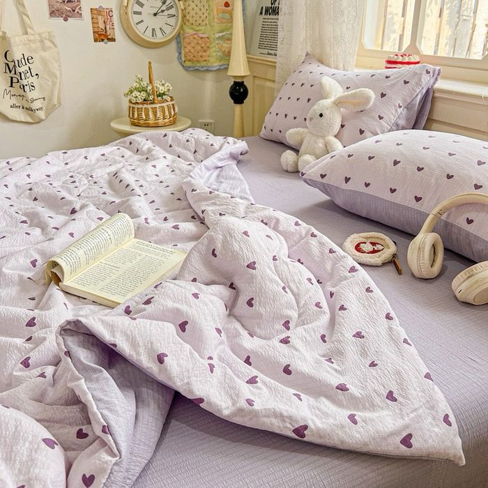 4Pcs Linen CLoud | Mark Home With Summer Blanket | ID 4PCSCLOUDSUM04