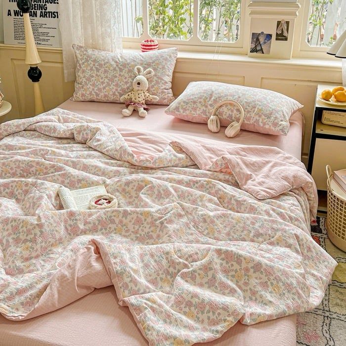 4Pcs Linen CLoud | Mark Home With Summer Blanket | ID 4PCSCLOUDSUM05