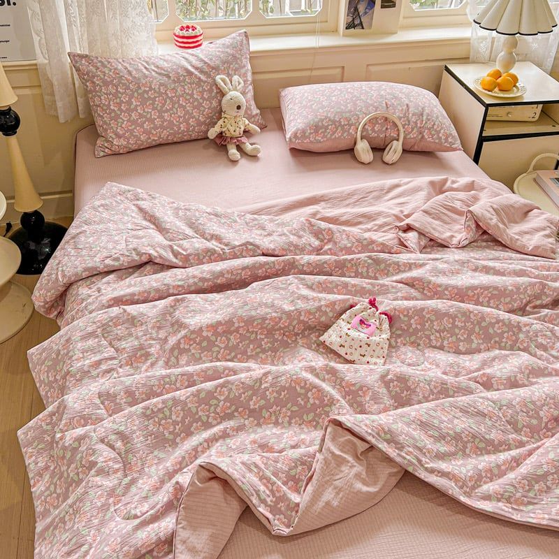 4Pcs Linen CLoud | Mark Home With Summer Blanket | ID 4PCSCLOUDSUM07