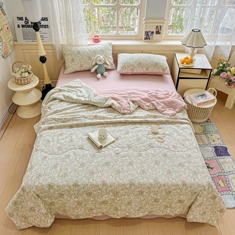 4Pcs Linen CLoud | Mark Home With Summer Blanket | ID 4PCSCLOUDSUM09