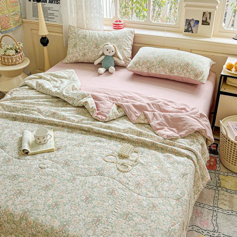 4Pcs Linen CLoud | Mark Home With Summer Blanket | ID 4PCSCLOUDSUM09
