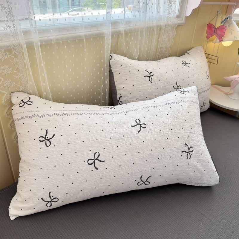 4Pcs PreCloud Linen | Set Đũi Xu Kem Style trẻ trung hiện đại | ID 4PCSPRECLOUD58