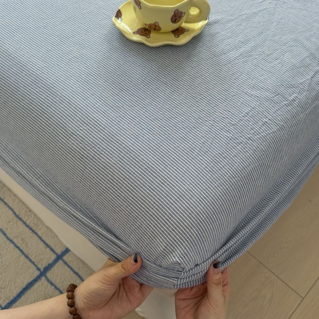 Nhân bản từ Set Ga Gối Đũi Nhật Japan Cotton Linen tấm trải freesize ( có thể lựa chọn may bọc chun theo tùy chọn ) - MS08