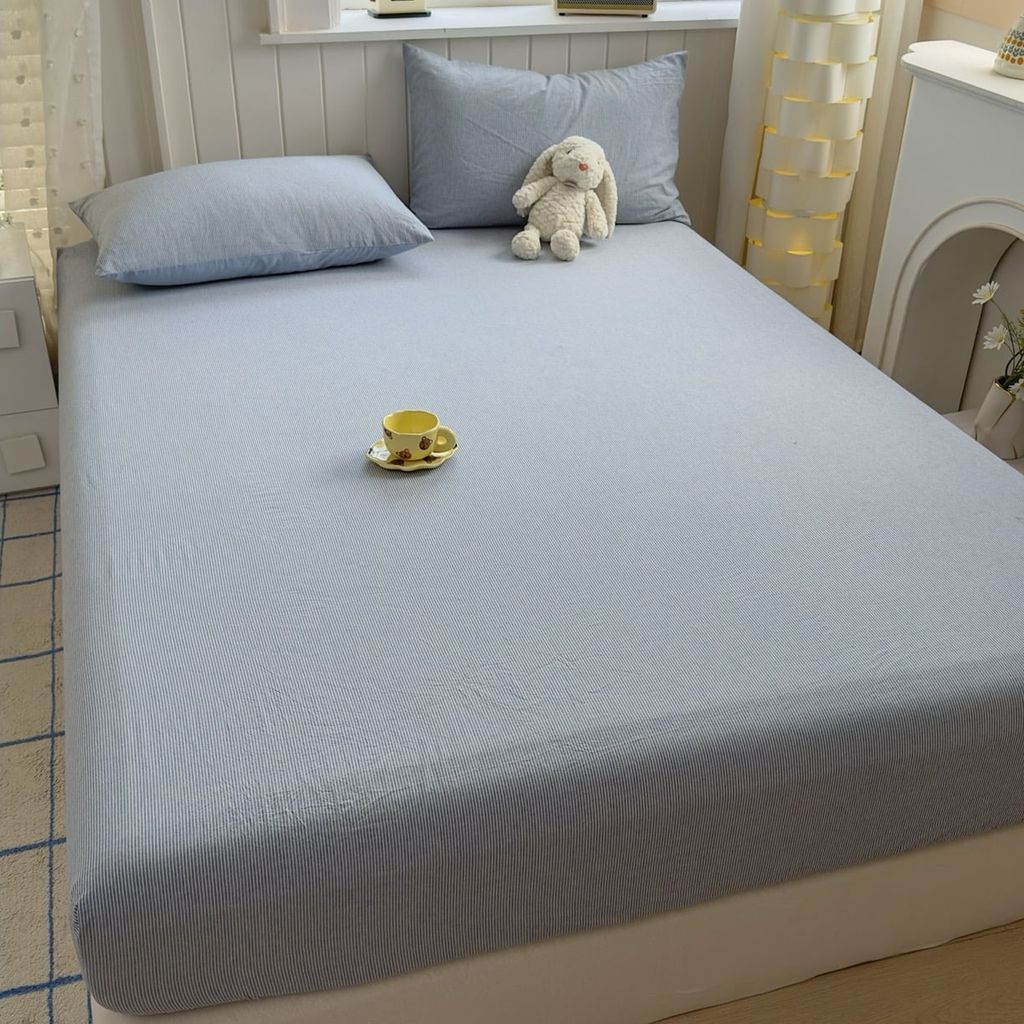 Nhân bản từ Set Ga Gối Đũi Nhật Japan Cotton Linen tấm trải freesize ( có thể lựa chọn may bọc chun theo tùy chọn ) - MS08