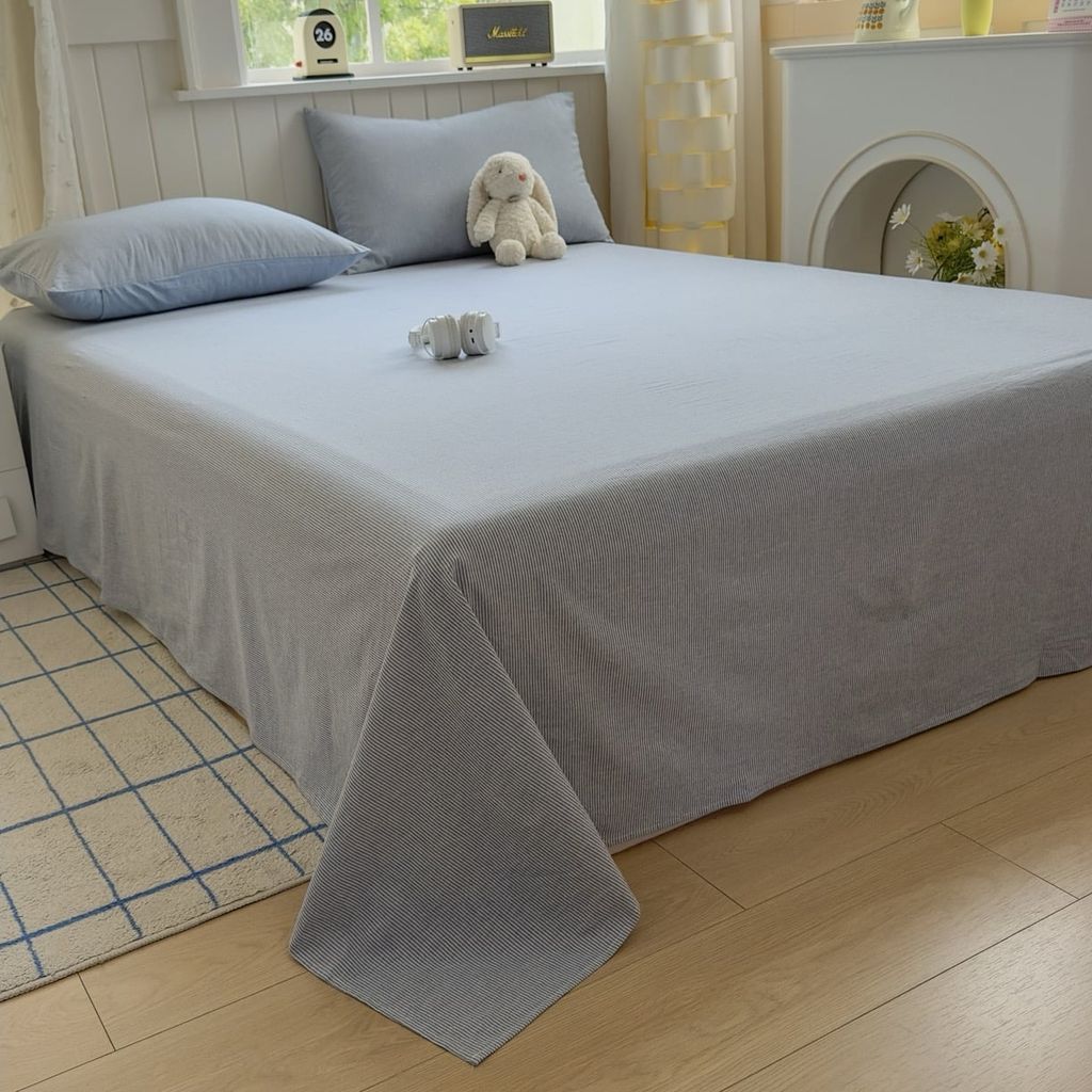 Nhân bản từ Set Ga Gối Đũi Nhật Japan Cotton Linen tấm trải freesize ( có thể lựa chọn may bọc chun theo tùy chọn ) - MS08