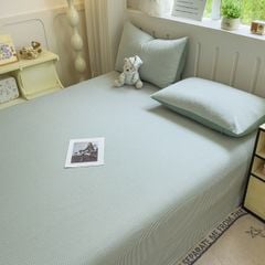 Set Ga Gối Đũi Nhật Japan Cotton Linen tấm trải freesize ( có thể lựa chọn may bọc chun theo tùy chọn ) - MS07