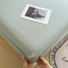 Set Ga Gối Đũi Nhật Japan Cotton Linen tấm trải freesize ( có thể lựa chọn may bọc chun theo tùy chọn ) - MS07