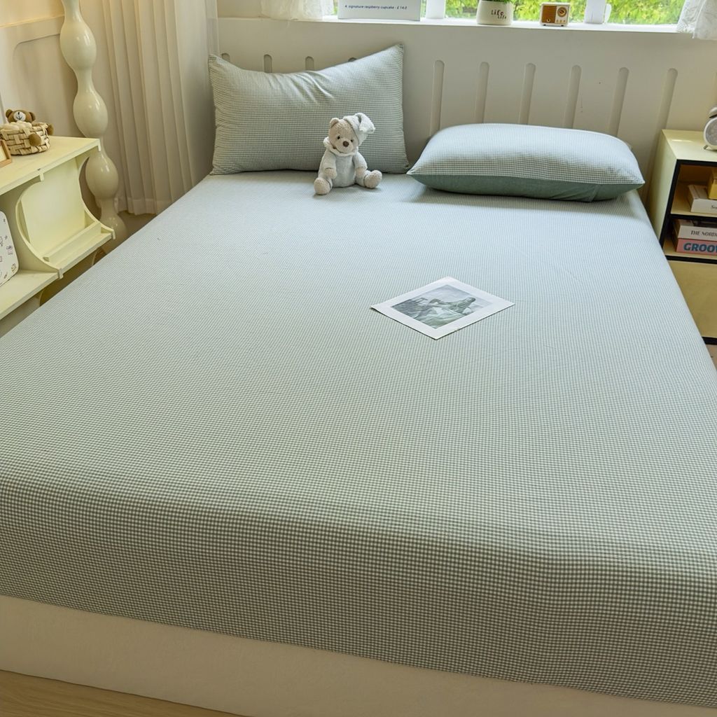 Set Ga Gối Đũi Nhật Japan Cotton Linen tấm trải freesize ( có thể lựa chọn may bọc chun theo tùy chọn ) - MS07