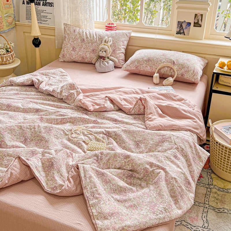 4Pcs Linen CLoud | Mark Home With Summer Blanket | ID 4PCSCLOUDSUM11