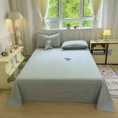 Set Ga Gối Đũi Nhật Japan Cotton Linen tấm trải freesize ( có thể lựa chọn may bọc chun theo tùy chọn ) - MS07