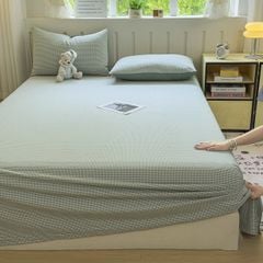 Set Ga Gối Đũi Nhật Japan Cotton Linen tấm trải freesize ( có thể lựa chọn may bọc chun theo tùy chọn ) - MS07