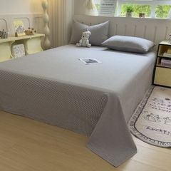 Set Ga Gối Đũi Nhật Japan Cotton Linen tấm trải freesize ( có thể lựa chọn may bọc chun theo tùy chọn ) - MS09