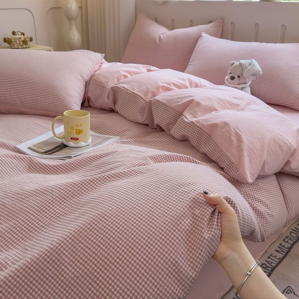 4Pcs Cotton Linen Japan | Set Cotton Đũi Nhật 4 Món Tiêu Chuẩn | ID 4PCSMUJPCLINENID21