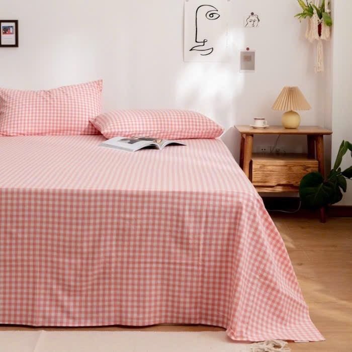 Set Ga Gối Đũi Nhật Japan Cotton Linen tấm trải freesize ( có thể lựa chọn may bọc chun theo tùy chọn ) - MS05