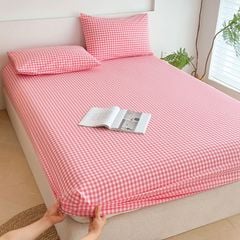 Set Ga Gối Đũi Nhật Japan Cotton Linen tấm trải freesize ( có thể lựa chọn may bọc chun theo tùy chọn ) - MS05