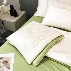 4Pcs Satin Babric | RomanticLove Standard Bedsets Summer Blanket | ID 4PCSSFARBRICROMA007