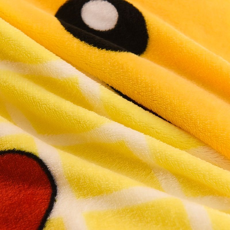 Set 4 Món Nỉ Nhung 200gr hình in 3D Picachu