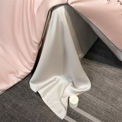 4Pcs Satin Babric | Romantic Love Standard Bedsets Summer Blanket | ID 4PCSROMANLOVE09
