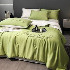 4Pcs Satin Babric | RomanticLove Standard Bedsets Summer Blanket | ID 4PCSSFARBRICROMA010
