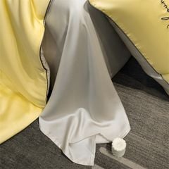 4Pcs Satin Babric | Romantic Love Standard Bedsets Summer Blanket | ID 4PCSROMANLOVE11