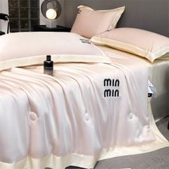 4Pcs Satin Babric | MinMin Standard Bedsets Summer Blanket | ID 4PCSSFARBRICMIN001