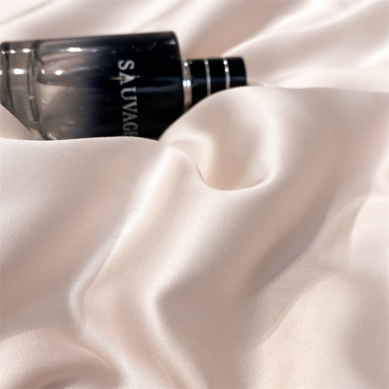 4Pcs Satin Babric | MinMin Standard Bedsets Summer Blanket | ID 4PCSSFARBRICMIN001