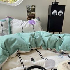 4Pcs Cloud Linen | Set Đũi Mây Phong cách trẻ trung hiện đại | ID 4PCSCLOUDLINE04