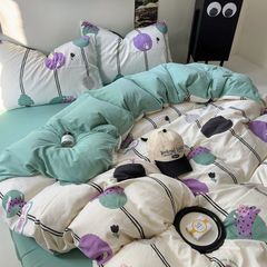 4Pcs Cloud Linen | Set Đũi Mây Phong cách trẻ trung hiện đại | ID 4PCSCLOUDLINE04
