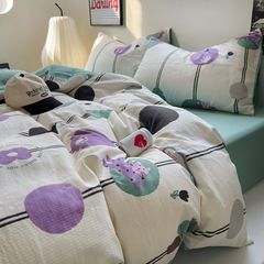 4Pcs Cloud Linen | Set Đũi Mây Phong cách trẻ trung hiện đại | ID 4PCSCLOUDLINE04