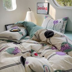 4Pcs Cloud Linen | Set Đũi Mây Phong cách trẻ trung hiện đại | ID 4PCSCLOUDLINE04