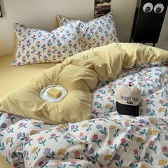 4Pcs Cloud Linen | Set Đũi Mây Phong cách trẻ trung hiện đại | ID 4PCSCLOUDLINE01