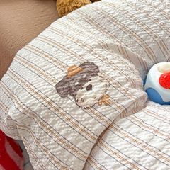 4Pcs PreCloud Linen | Set Đũi Xu Kem Style trẻ trung hiện đại | ID 4PCSPRECLOUD01