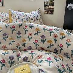 4Pcs Cloud Linen | Set Đũi Mây Phong cách trẻ trung hiện đại | ID 4PCSCLOUDLINE01