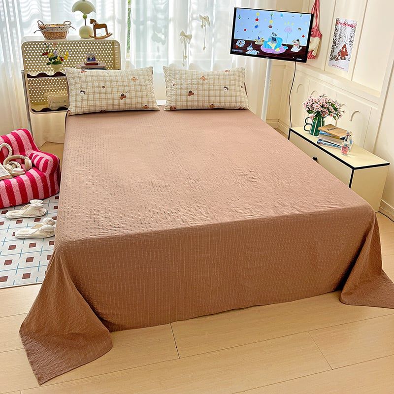 4Pcs PreCloud Linen | Set Đũi Xu Kem Style trẻ trung hiện đại | ID 4PCSPRECLOUD02