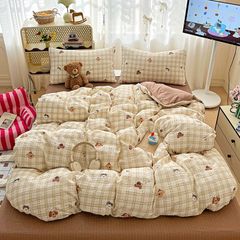 4Pcs PreCloud Linen | Set Đũi Xu Kem Style trẻ trung hiện đại | ID 4PCSPRECLOUD02